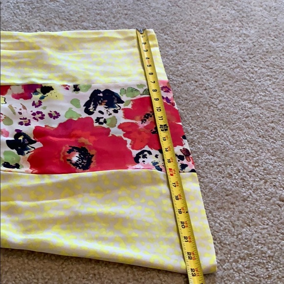 Rachel Roy flower dress yellow animal print size 2 - Picture 8 of 16